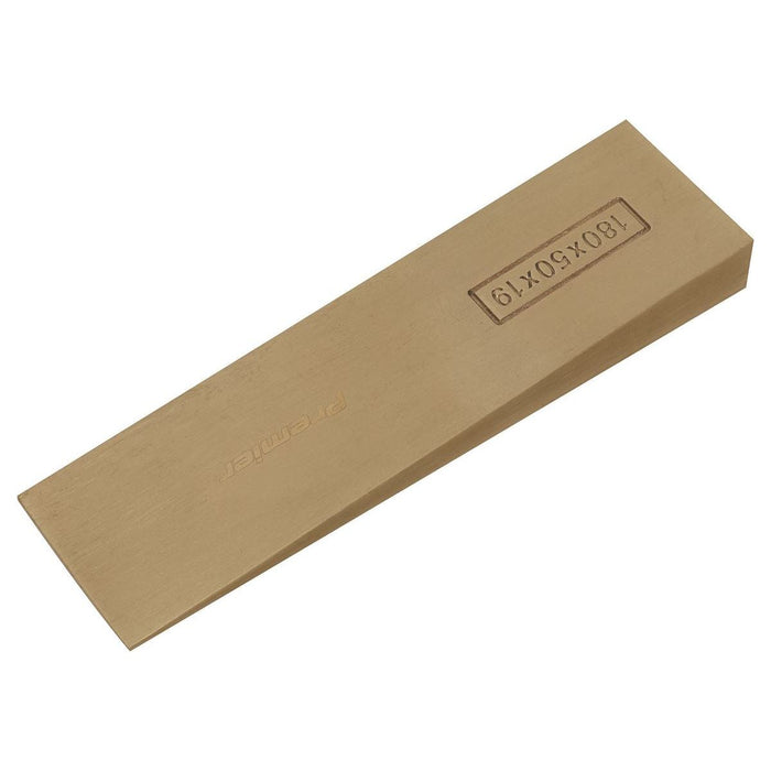 Sealey Wedge 180 x 50 x 19mm Non-Sparking NS121 Sealey - Town Tools 