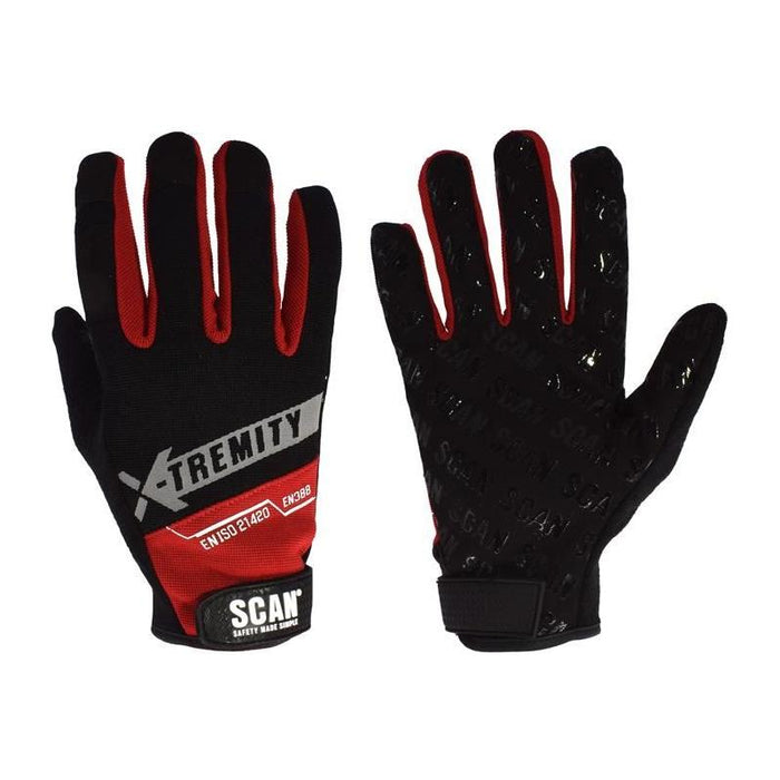 Scan Work Gloves with Touch Screen Function - L (Size 9) Scan - Town Tools