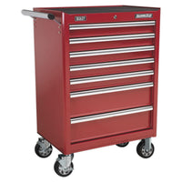 Sealey Rollcab 7 Drawer with Ball-Bearing Slides Red AP33479