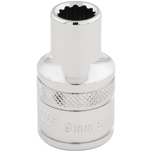 Draper HI-TORQ 12 Point Socket, 1/2" Sq. Dr., 9mm 33089 Draper - Town Tools 