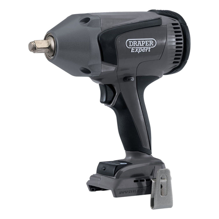 Draper XP20 20V Brushless Impact Wrench, 1/2" Sq. Dr., 1000Nm (Sold Bare) 55942 Draper - Town Tools 