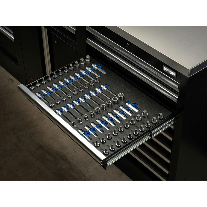 Bunker Torx, Hexagon, E-Torx, Multi-Tooth/Spline, Ribe Socket Set, 1/2" Sq. Dr.