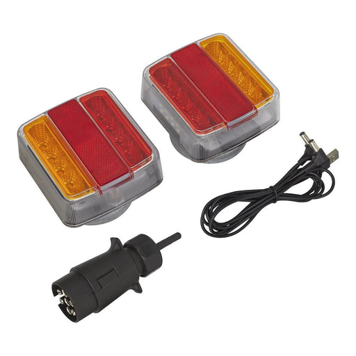 Sealey Wireless SMD LED Trailer Light Set 2pc TB18LEDW Sealey - Town Tools 