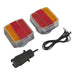 Sealey Wireless SMD LED Trailer Light Set 2pc TB18LEDW Sealey - Town Tools 