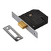 Union ES-DL Essentials 3 Lever Mortice Deadlock Polished Brass 79mm 3in Visi UNION - Town Tools