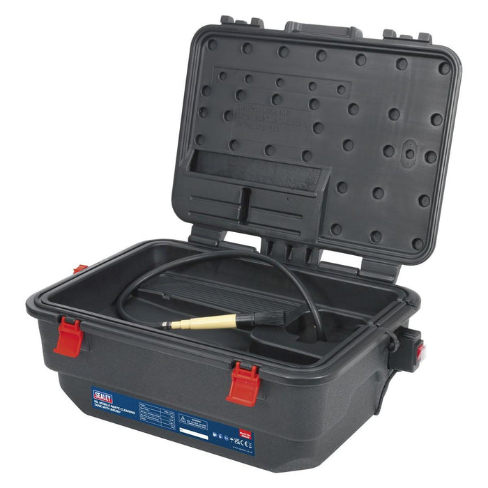 Sealey Mobile Parts Cleaning Tank with Brush SM222 Sealey - Town Tools 