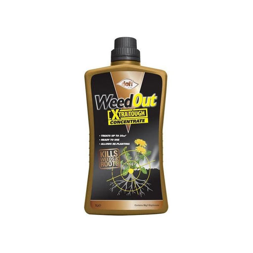 Doff WeedOut Xtra Tough Weedkiller Concentrate 1 litre DOFF - Town Tools