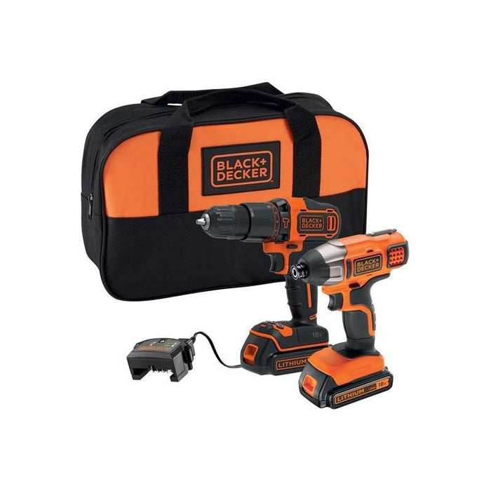 Black + Decker BCK25S2S Twin Kit 18V 2 x 1.5Ah Li-ion BLACK + DECKER - Town Tools