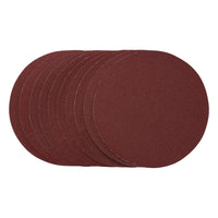 Draper Sanding Discs, 150mm, PSA, 120 Grit, (Pack of 10) 63014