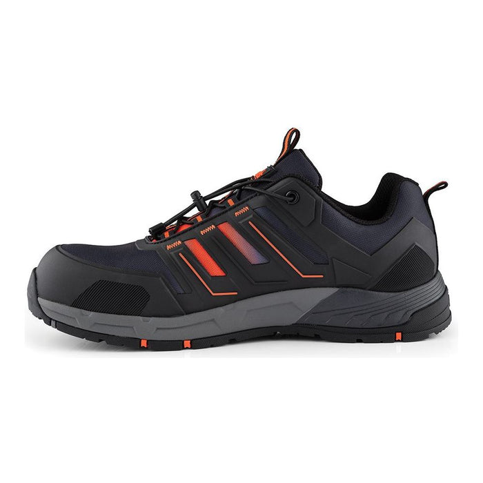 Scruffs Air Safety Trainer Black/Orange Size 7 / 41 Scruffs - Town Tools 