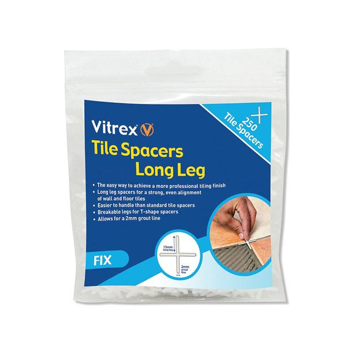 Vitrex Long Leg Spacer 4mm (Pack 250) Vitrex - Town Tools