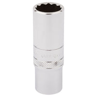 Draper HI-TORQ 12 Point Deep Socket, 3/8" Sq. Dr., 16mm 32990