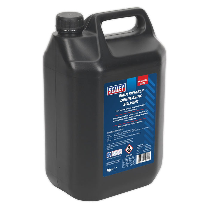 Sealey Degreasing Solvent Emulsifiable 5L AK05 Sealey - Town Tools 