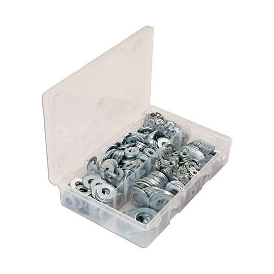 Connect Assorted Form C Flat Washers Box 800pc 31863 Tool Connection - Town Tools 