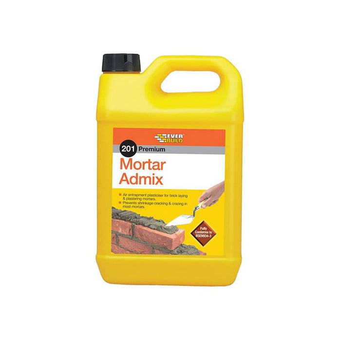 Everbuild Sika 201 Mortar Admix 5 litre Everbuild Sika - Town Tools