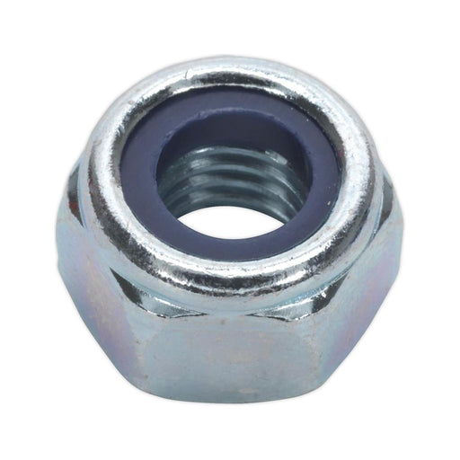 Sealey Nylon Locknut M10 Zinc Pack of 100 NLN10 Sealey - Town Tools 