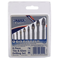 Draper Tile and Glass Drilling Set (8 Piece) 48221