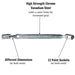 Teng Tools Double Flex Wrench Metric 16 x 17mm Teng Tools - Town Tools 