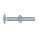 Sealey Coach Bolt & Nut DIN 603 M10 x 75mm Zinc Pack of 50 CBN1075 Sealey - Town Tools 