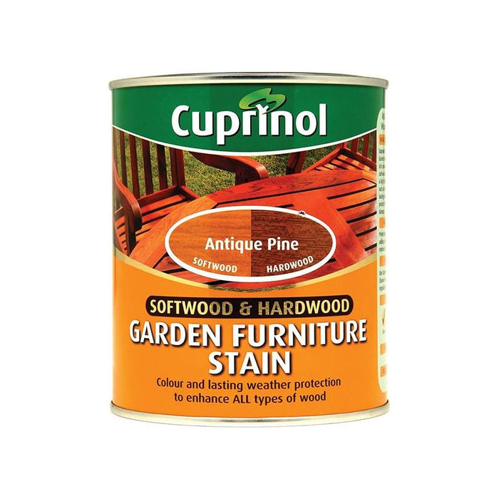 Cuprinol Softwood & Hardwood Garden Furniture Stain Antique Pine 750ml Cuprinol - Town Tools