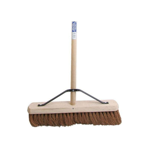 Faithfull Broom Soft Coco 450mm (18in) + Handle & Stay Faithfull - Town Tools