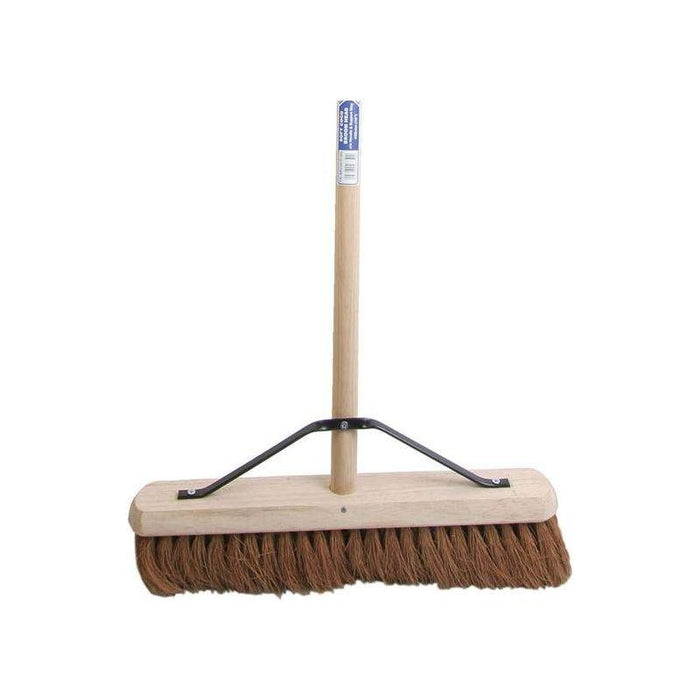 Faithfull Broom Soft Coco 450mm (18in) + Handle & Stay Faithfull - Town Tools