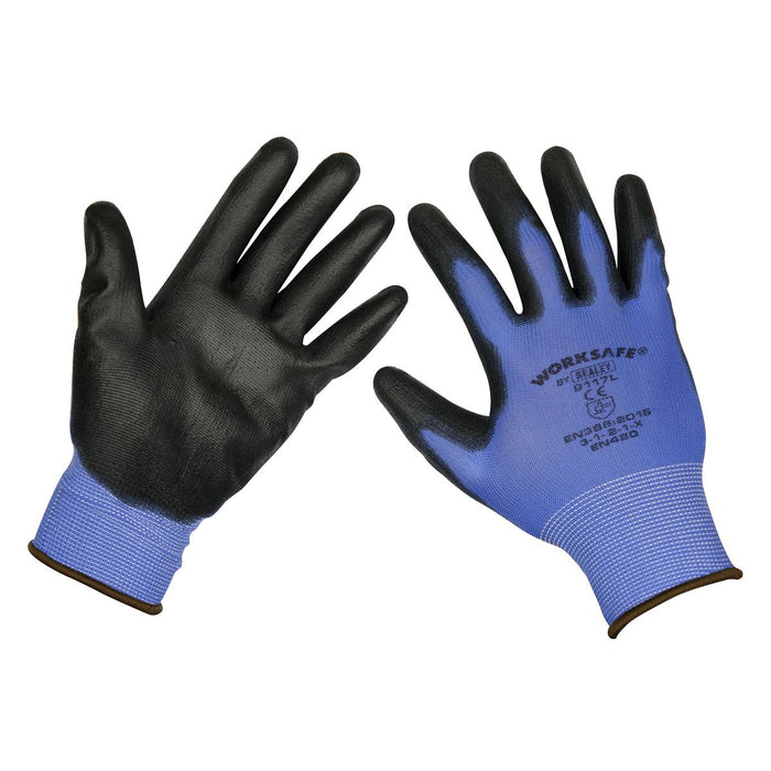 Worksafe Worksafe Lightweight Precision Grip Gloves, Large - Pair 9117L Worksafe - Town Tools 