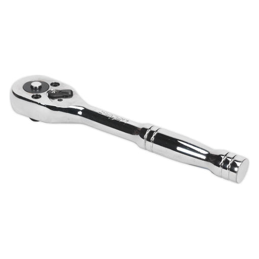 Sealey Ratchet Wrench 1/4"Sq Drive Pear-Head Flip Reverse S0704 Siegen by Sealey - Town Tools 