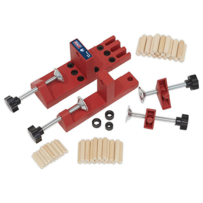 Sealey Universal Dowelling Jig Set DJ01 Sealey - Town Tools 