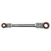 Sealey Ratchet Ring Spanner 4-in-1 Flexi-Head Reversible Metric Platinum Series Sealey - Town Tools 