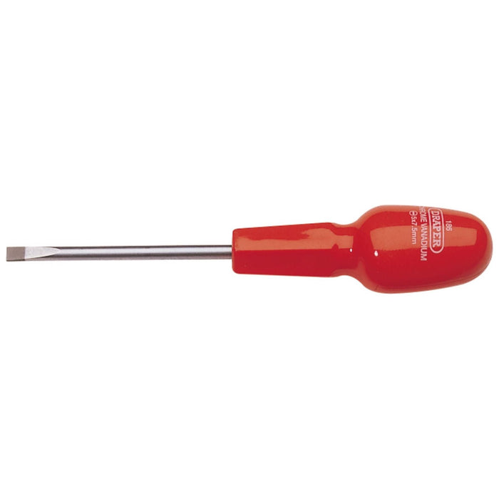 Draper Plain Slot Flared Tip Cabinet Pattern Screwdriver, 5 x 75mm (Sold Loose) Draper - Town Tools 