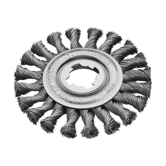 Lessmann X-Lock Steel Knot Wheel Brush 115mm Non Spark Lessmann - Town Tools