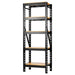 Bunker 22 Piece Modular 5 Tier Racking with Hardwood Shelving, 750mm Draper - Town Tools
