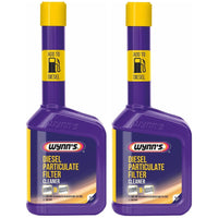 2x Wynn's Diesel Particulate Filter DPF Cleaner Purple 325ml Ultra Fast