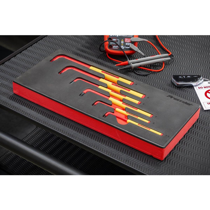 Sealey Premier Premier Hex Key Set with Tool Tray 6pc - VDE Approved TBTE05 Sealey Premier - Town Tools 