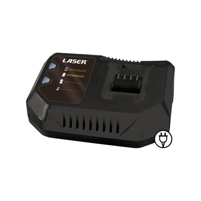 Laser Battery Charger 230V Mains 4 amp with Euro 2 Pin Plug 8009 Laser - Town Tools 