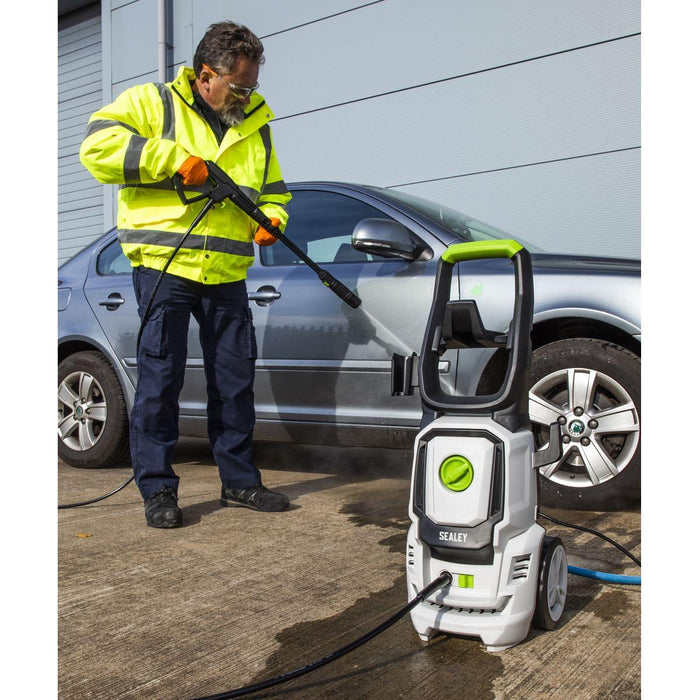 Sealey Pressure Washer with TSS & Rotablast Nozzle 130bar 420L/hr PW1860 Sealey - Town Tools 