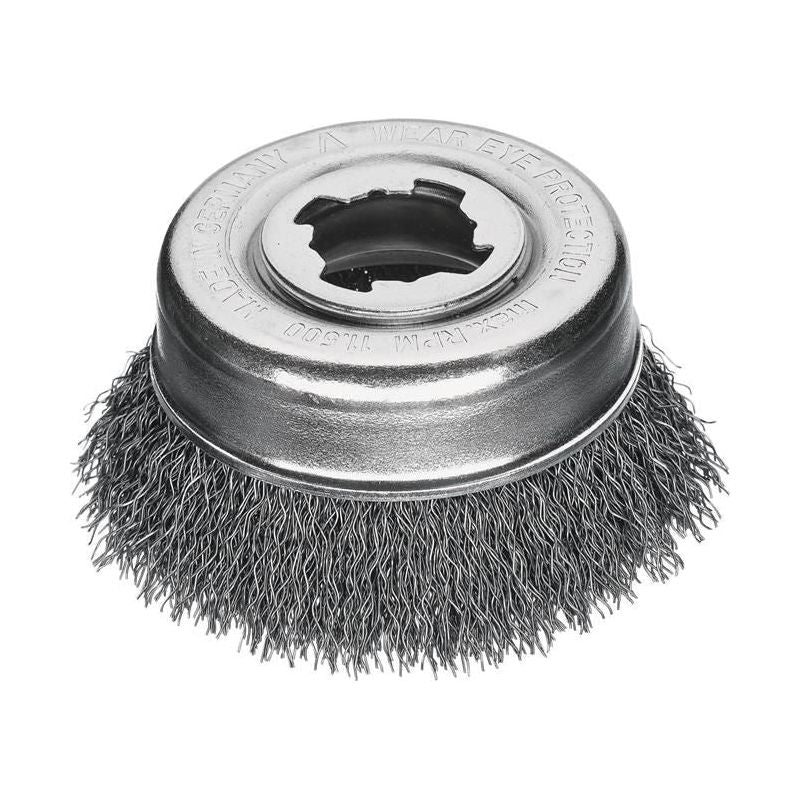 Lessmann X-Lock Crimped Cup Steel Brush 85mm Non Spark Lessmann - Town Tools