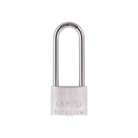 Abus Mechanical 80TI/40mm TITALIUM™ Padlock 63mm Long Shackle Carded