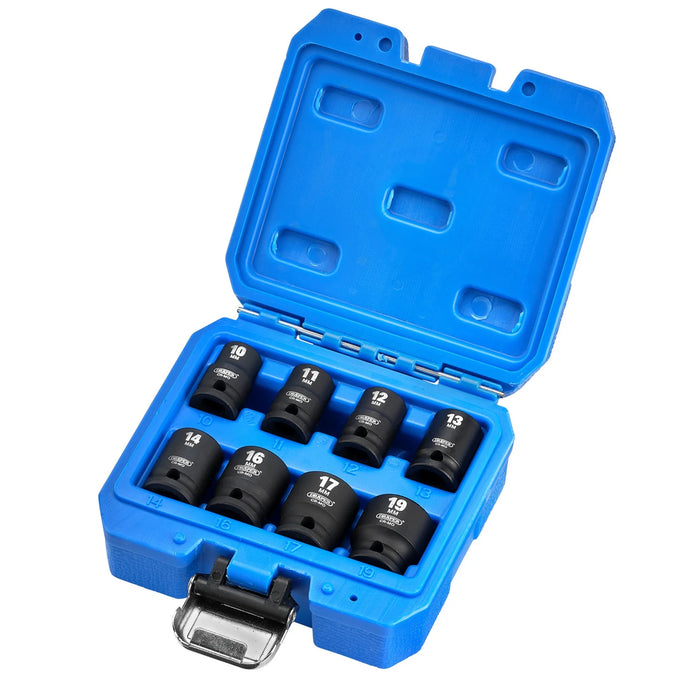 Draper HI-TORQ® Metric Impact Socket Set, Sq. Dr. (8 Piece) 1-3