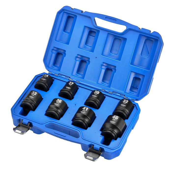 Draper HI-TORQ® Metric Impact Socket Set, Sq. Dr. (8 Piece) 1-3