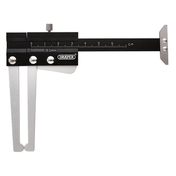 Draper Brake Disc Caliper with Tread Depth Gauge, 0-60mm - BDTG