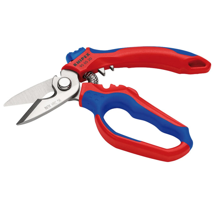 KNIPEX 95 05 20 SB Angled Electricians' Shears, 160mm - 95 05 20 SB