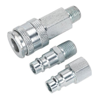 Sealey High Flow Air Tool Coupling Kit 1/4"BSP ACH60