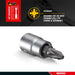 Teng Tools 1/4" PZ Bit Socket PZ1 Teng Tools - Town Tools 