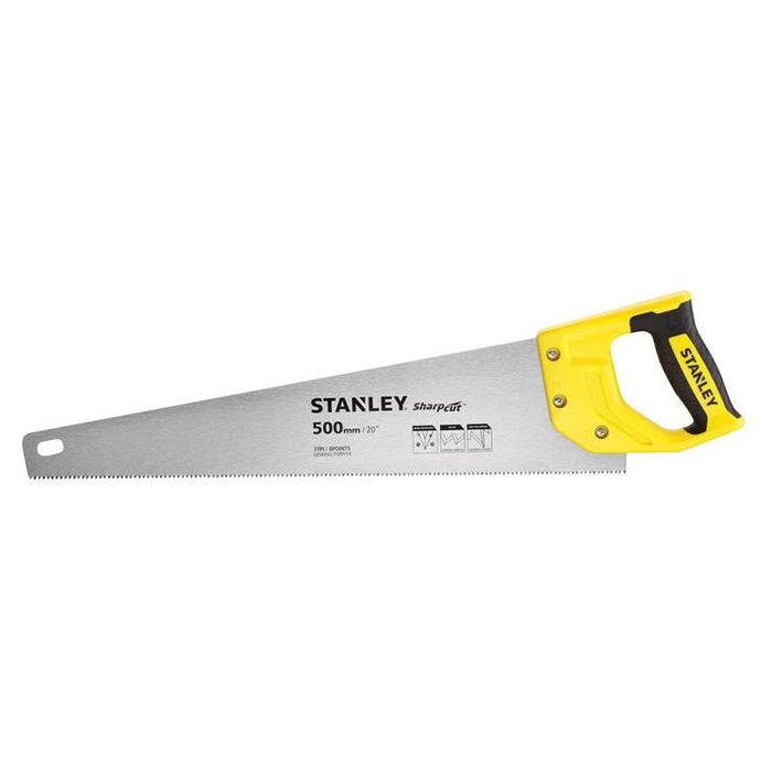 Stanley® Hand Tools Sharpcut™ Handsaw 500mm (20in) 7 TPI STANLEY® Hand Tools - Town Tools