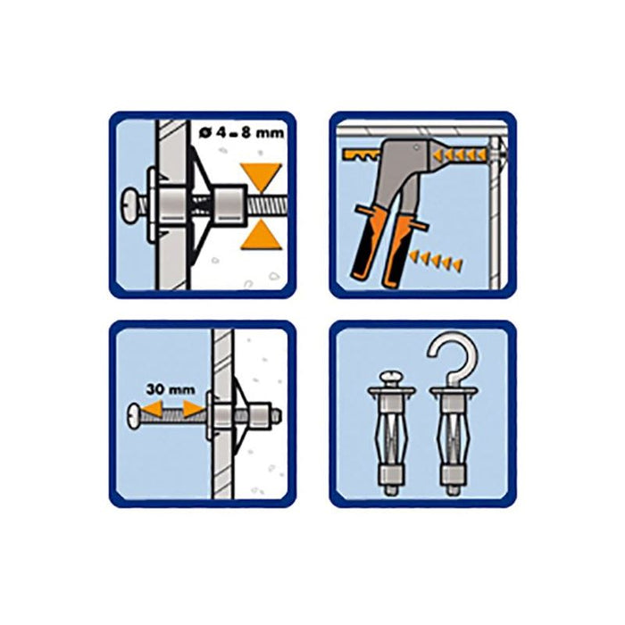 Edma Ultra Fix Metal Anchor Expansion Tool Edma - Town Tools