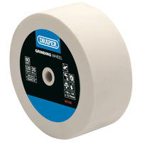 Draper Aluminium Oxide Bench Grinding Wheel, 125 x 50mm, 80 Grit, White 38186