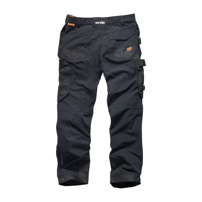 Scruffs Pro Flex Plus Holster Trousers Black 34S Scruffs - Town Tools 