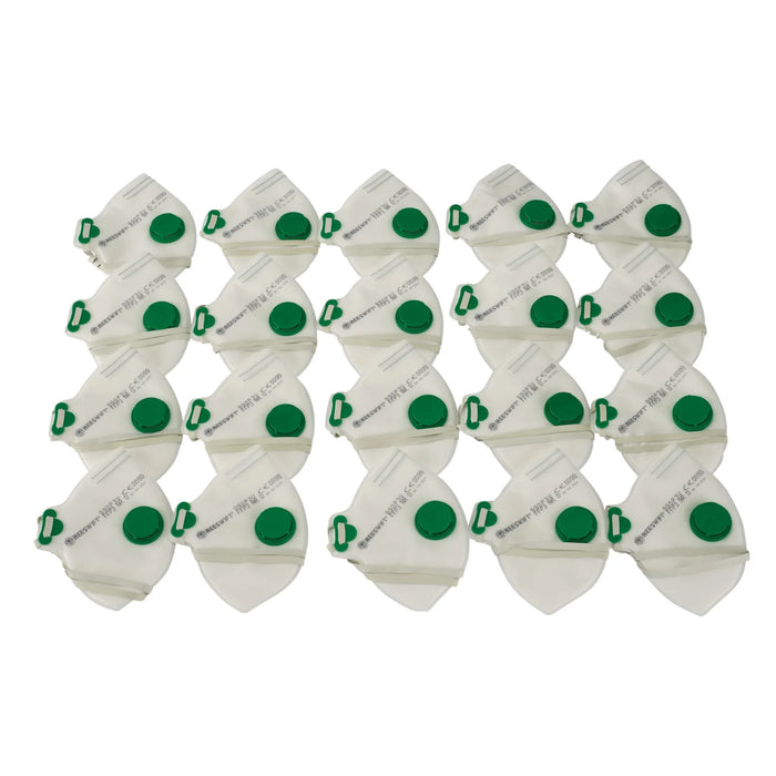 Draper FFP3 Fold Flat Mask SI MOD, White (Pack of 20) - FM/FFP3V/20